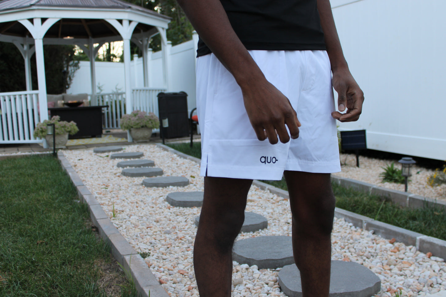 The Status Quo Advent 5” Athletic Shorts - Nova White