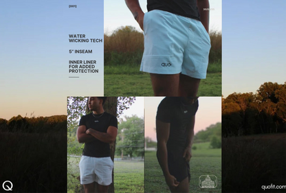 The Status Quo Advent 5” Shorts - Nox Black